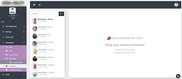Admin Manual - Messaging – Facebook (Phase 2 implementation)
