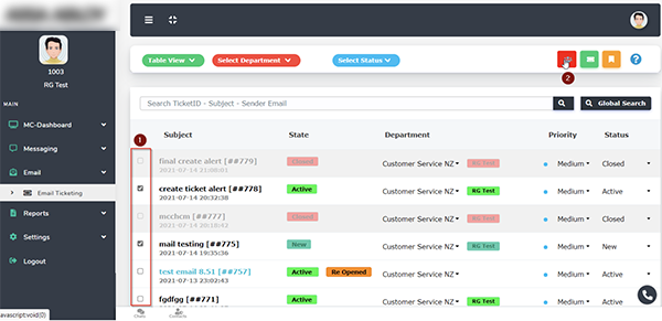 User Manual - Email Ticketing – Assign Ticket