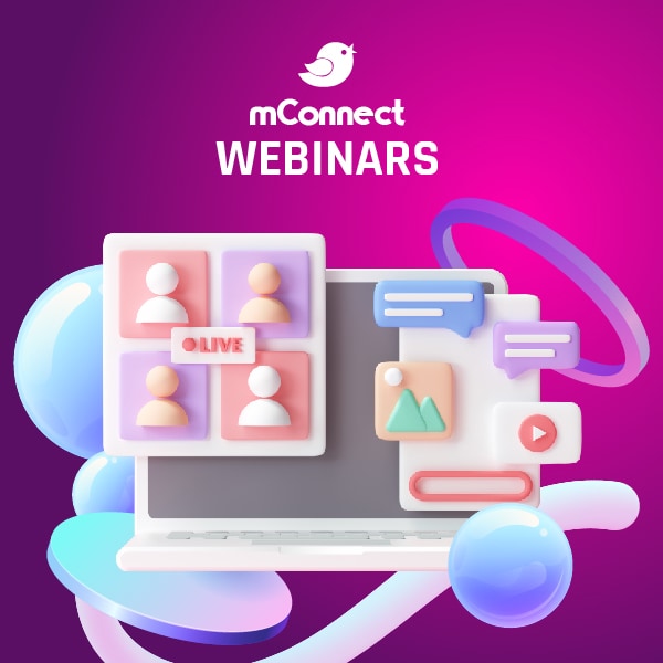 Reserve your spot for a free mConnect call center webinar