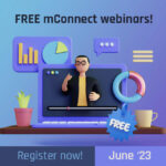 Register for free mConnect call center webinars - June 2023
