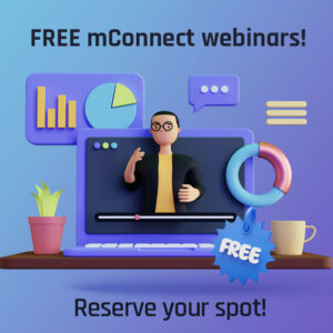 Free mConnect contact center webinars - May 2023